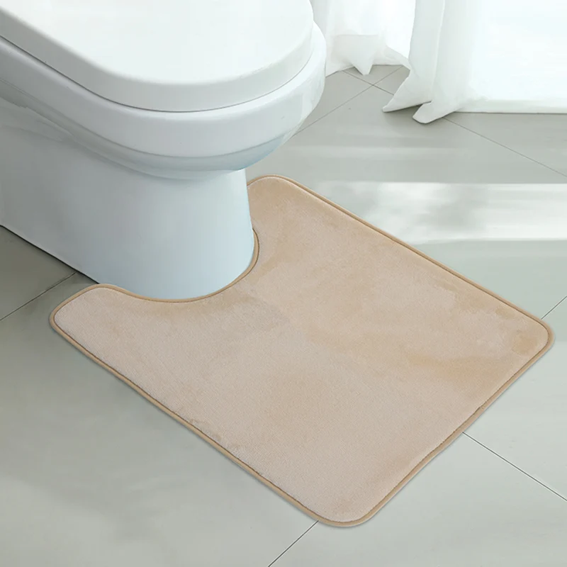 U-SHAPE tapis de sol de salle de bain tapis de toilette tapis de salle de bain antidérapant tapis de bain absorbant décoration de la maison