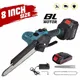 Makita-Scie à chaîne électrique sans fil sans balais, scie JOSaw, travail de calcul, déterminer l'élagage, outils électriques de jardin, batterie 18V, 8"