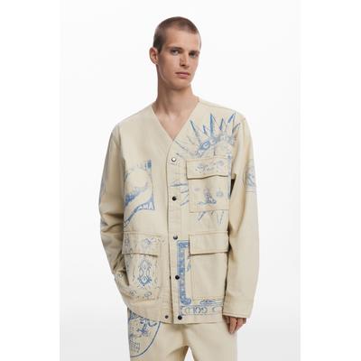 Ethnic print jacket