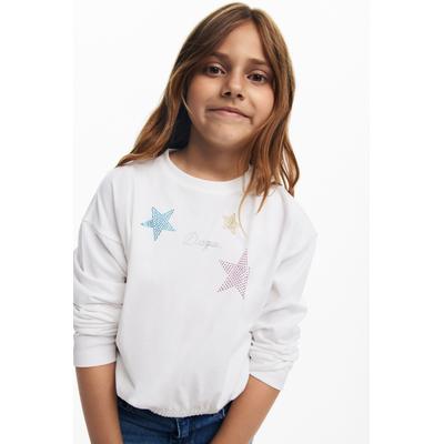 T-shirt with star rhinestones