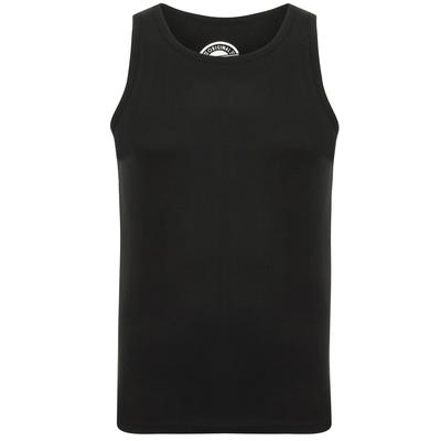 Vests Mace Cotton Ribbed Vest Top In Black - South Shore / XL - Tokyo Laundry