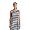 Jerseykleid MARC O'POLO, Damen, Gr. S, N-Gr, bunt (multi), Jersey, Obermaterial: 48% Modal, 47% Baumwolle, 5% Elasthan, geringelt, casual, ca. Mitte Wade, Rundhals, ohne Ärmel, Kleider