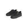 Plateausneaker TOMMY HILFIGER "ESSENTIAL VULC TEXTILE SNEAKER", Damen, Gr. 38, schwarz, Textil, sportlich, Schuhe, Freizeitschuh, Halbschuh, Schnürschuh mit goldfarbenen Details