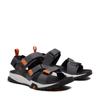 Sandale TIMBERLAND "GARRISON TRAIL BACKSTRAP SANDAL", Gr. 45, md grau webbing, Textil, sportlich, Schuhe, mit Klettverschluss