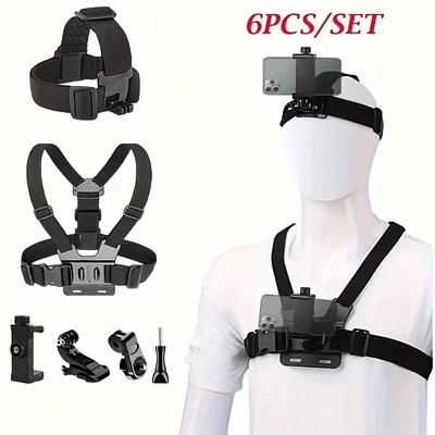 TEMU 6pcs Mobile Phone Holder , Suitable For, Mobile Phones, , Essential Accessories For Outdoor Cycling, Capture Sports Moments
