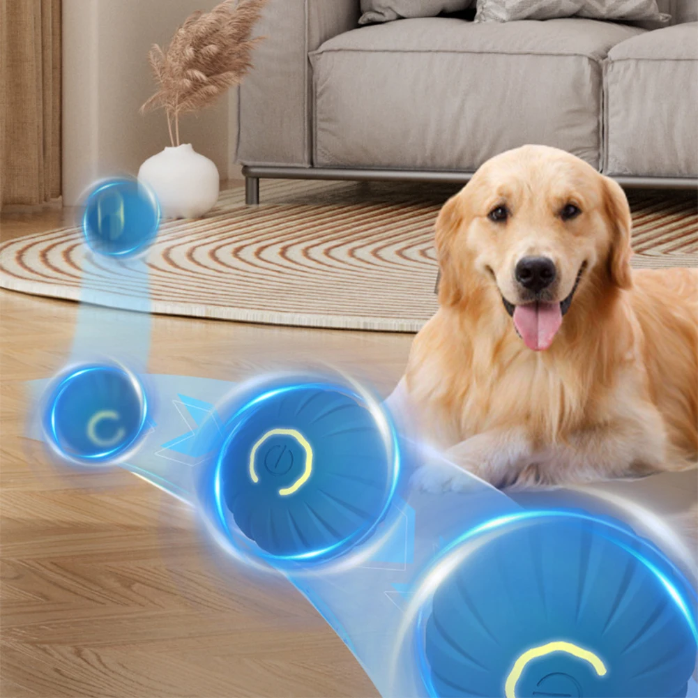 Smart Automatic Moving Bounce Rolling Ball selbst bewegende elektrische Katze Ball Spielzeug Haustier Übung Chase Spielzeug ball für Kätzchen Hund spielen Image
