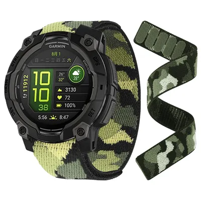 Nylon-Hakenschlaufe 26 mm 22 mm Armband für Garmin Instinct 3 50 mm 45 mm Band für Garmin Instinct 2 Image