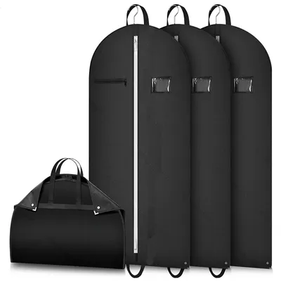 110/120/160CM Wedding Dress Garment Bag Suit Dress Storage Bag for Gowns Bridal Wedding Dress Bag Travel Hanging Suit Dust Cover