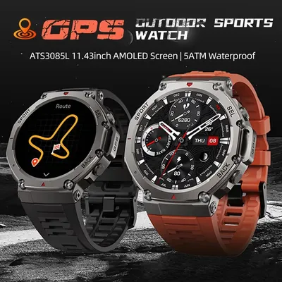 2025 neue Für Xiaomi Military GPS Smart Uhr Mann Smartwatch Kompass Höhenmesser Barometrische 5 ATM Image