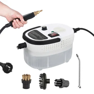 2500 W Dampfreiniger für die Autoreinigung zu Hause, schnelle Erwärmung, Hochtemperatur-Dampfreiniger, tragbarer Handdruck-Dampfreiniger Image