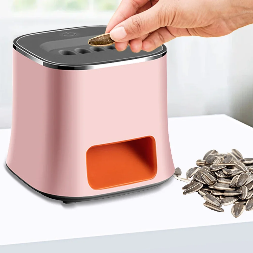 Neuheit Automatische Sonnenblumen Melone Samen Schälmaschine Öffner Nussknacker Walnuss Lazy Elektrische Melone Schäler SeedMachine Image