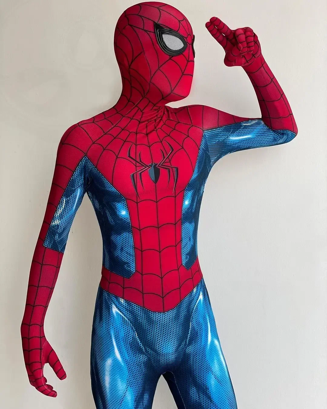 Halloween Classic Spider Man Cosplay Superheld Spider Black Remi Man Kostüm Overall Zentai Second Skin Herren Party Overall Image