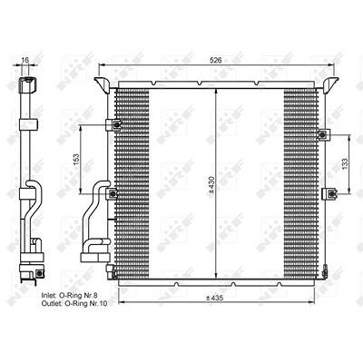 Nrf Kondensator 483x465 [Hersteller-Nr. 35586] für BMW Image