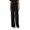 Stoffhose S.OLIVER, Damen, Gr. 38, N-Gr, schwarz, Web, Obermaterial: 100% Polyester, unifarben, casual, bequem lang, Hosen, Sommerhose mit Kordelzug