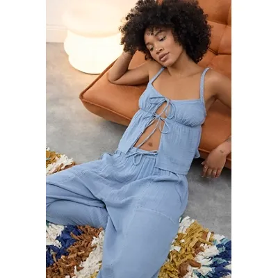 Out From Under Mila Top - Light blue M at Urban Outfitters