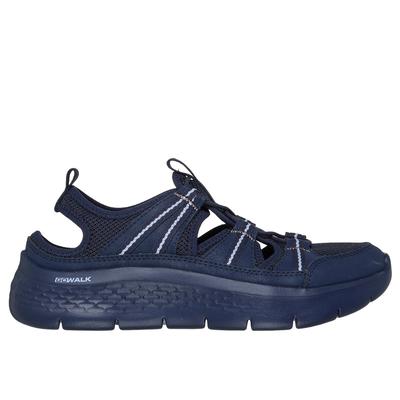 Skechers Women's GO WALK Flex Sandals - Voyage | Size 9.0 | Navy Blue | Synthetic/Textile | Vegan | Machine Washable