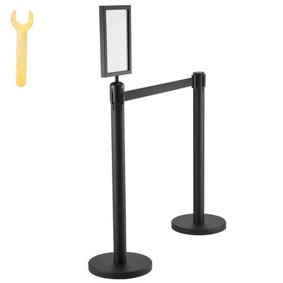 Crowd Control Stanchions Belt Barriers Line Divider for Exhibition, Airport