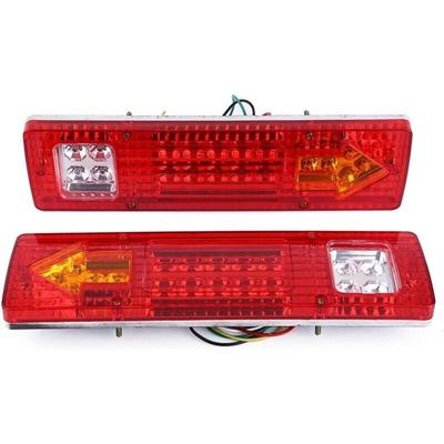 KZQ - LED-Anhängerbeleuchtungsset, 2er-Pack 19 LED-Rücklichter für Auto, lkw, Anhänger, Transporter Image