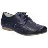 Slipper JOSEF SEIBEL "Fiona 83", Damen, Gr. 40, blau (dunkelblau), Leder, elegant, Schuhe, Schlupfschuh, Komfortschuh mit elastischen Senkeln