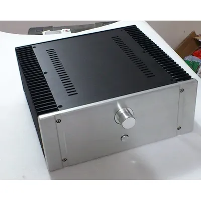 Aluminium-HIFI-Leistungsverstärkergehäuse der Klasse A 320 * 120 * 311 LPS-Gehäuse mit Kühlkörper Image