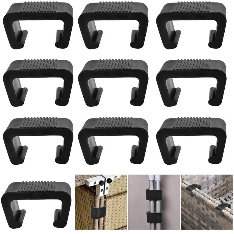 8 stücke Outdoor Möbel Clips Terrasse Sofa Clips Rattan Möbel Schellen Wicker Stuhl Befestigungen Verbinden Die Schnitts oder Modul