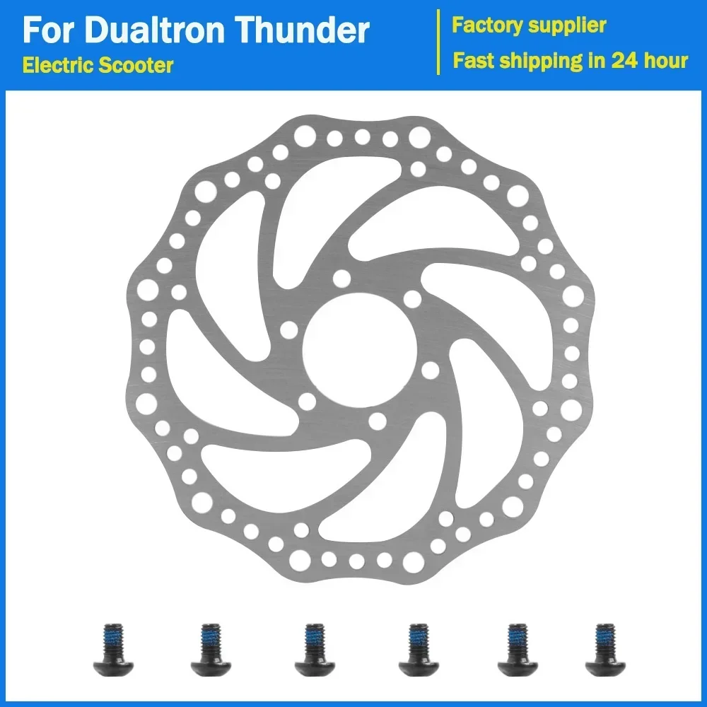 160 mm Bremsscheibenbelag, Elektroroller-Teile für Dualtron Thunder Ultra Kickscooter, 6 Löcher, hydraulische Scheibenbremsen, Zubehör Image