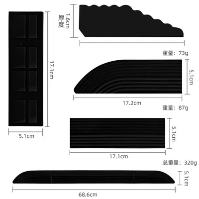 Schwelle Bars Schritt Rampe Klettern Matte Für Xiaomi Roborock iRobot Roomba ILIFE Ecovacs Deebot Image