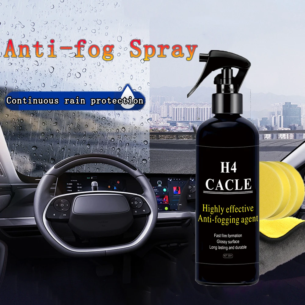 Auto Glas Anti-Regen Spray Auto Wasser abweisend Beschichtung Mittel Wasserdicht Regendicht Anti-beschlag Glas Reiniger Auto Windschutzscheibe klar Image