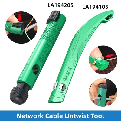 LAOA Network Cable Untwist Tool Engineer Straightener for Category 5/6/7 Crystal Cables Combing Wire Pair Separator Easily