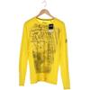 Camp David Herren Langarmshirt, Gr. 52, gelb, kein Etikett