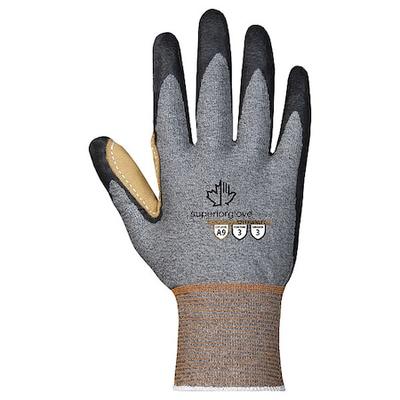 SUPERIOR GLOVE S21TXUFNLTC-6 Cut-Resistant Gloves, ,Foam Palm, None, XS