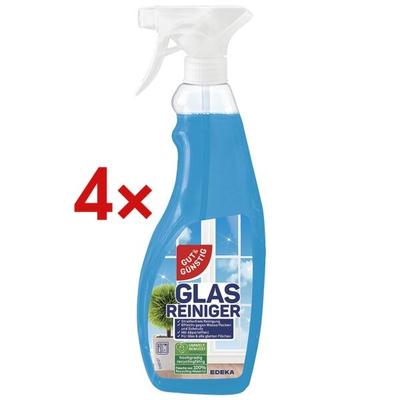 Gut und Günstig 4x Glasreiniger in Sprühflasche 1 Liter weiß Image