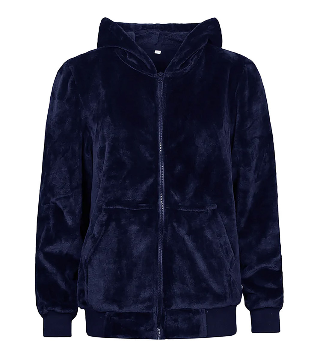 Wärmehalter - Mens Soul Warming Soft Fleece Lounge Hoodie - Navy Image