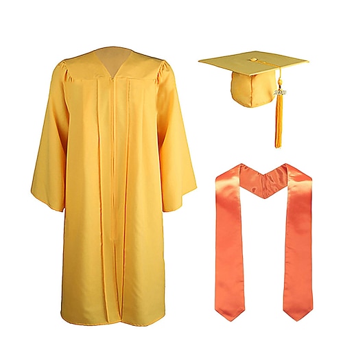 Abschlusskappe und Talar 2025 Set mit Quaste Abschlussstolen für High School College Bachelor Image