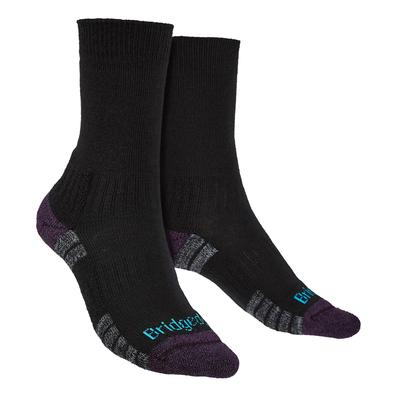 Bridgedale - Womens Wandern Leichte Merino Socken - Schwarz / Lila Image