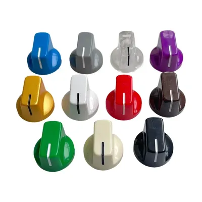 19x14 Guitar Amplifier Plastic Knob, HIFI DVD Volume Adjustment Knob, Effector Knob, Inner Hole