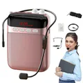 Amplificatore vocale wireless per insegnanti Amplificatore vocale portatile Batteria a lunga durata Cinghia regolabile per insegnare formatori cantanti