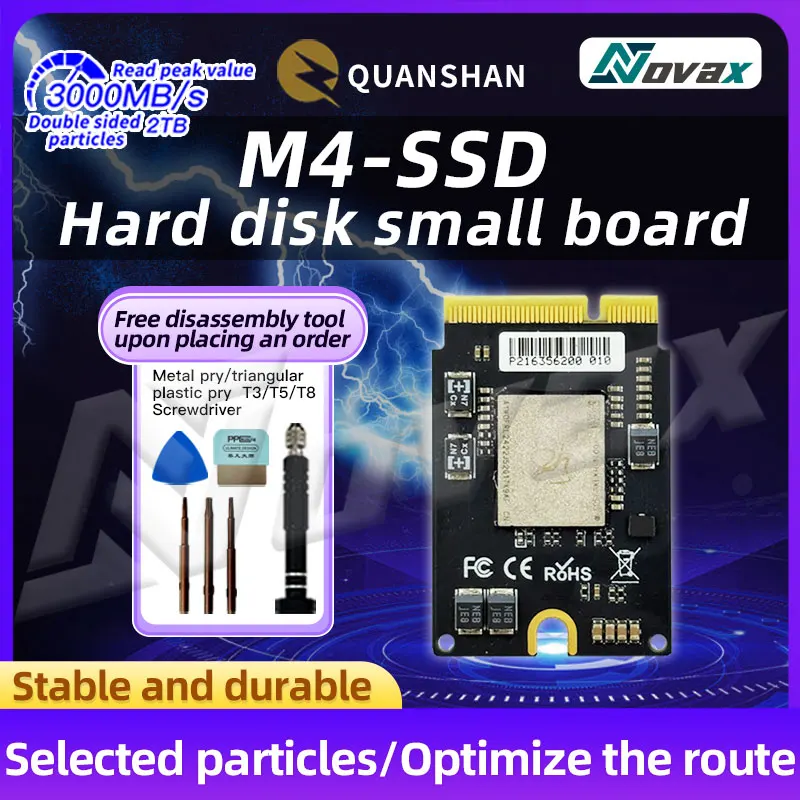 Mac MINI M4 SSD Kit de disque SSD 2 to pour la mise à niveau de capacité Toshiba/SanDisk nouvelles particules mise à niveau de la mémoire bricolage Reair Kit