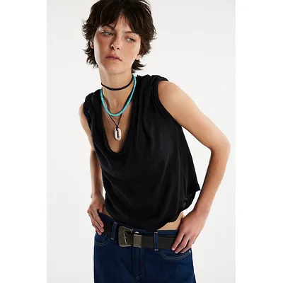 We The Free Take 2 Tee at Free People in Black, Size: XS