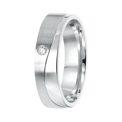 Lucardi - Ringe 'Santorini' 925 Silber - silbern Herrenschmuck 1 ct Damen Image