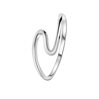 Lucardi Ringe 925 Silber - silbern 60mm Damen Image