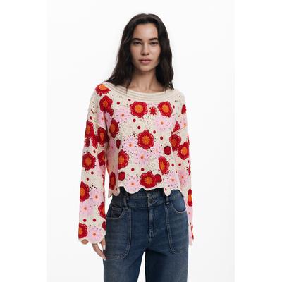 Multicolor crochet top