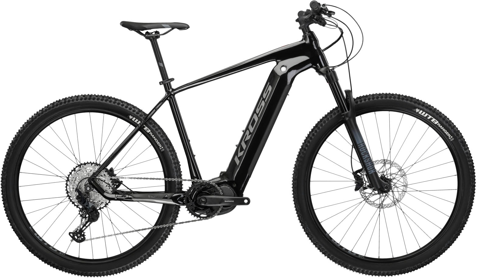 E-Bike KROSS "KROSS E-MTB Level Boost 3.0 29" schwarz" Gr. 56, schwarz (schwarz, schwarz), Elektrofahrräder, 56cm, 29 Zoll (73,66cm), Pedelec, Elektrofahrrad für Damen und Herren Image