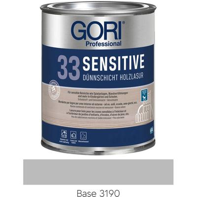 GORI 33 Sensitiv Dünnschicht-Holzlasur Base 3190 0,75l 439282BaDe Image