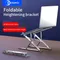 Faltbarer Laptop-Ständer, verstellbar, tragbar, Notebook-Halterung, Stützbasis, Halterung aus Aluminiumlegierung für MacBook, Laptop, PC-Zubehör