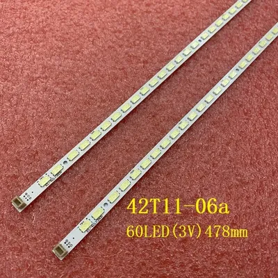 LED-Hintergrund beleuchtung Streifen (2) für TV 42 lv3550 42 lv5500 42 p21fbd 42 lv3551 42 lv470s 42t11-06a 74,42 t 13,001-0-cs1 t420hw08 v. 5