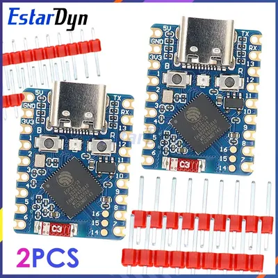 Estardyn 2 Stück ESP32-S3-Zero Mini-Entwicklungsboard WiFi Bluetooth Ultrakleine Größe ESP32 S3 ESP 32 ESP32 S3 Image