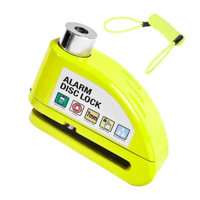 Bike Disc Brake Lock Warning Rope High Decibels Anti-Theft Alarm Heavy Duty Metal Motorcycle Mountain Bike Security Disc Lock