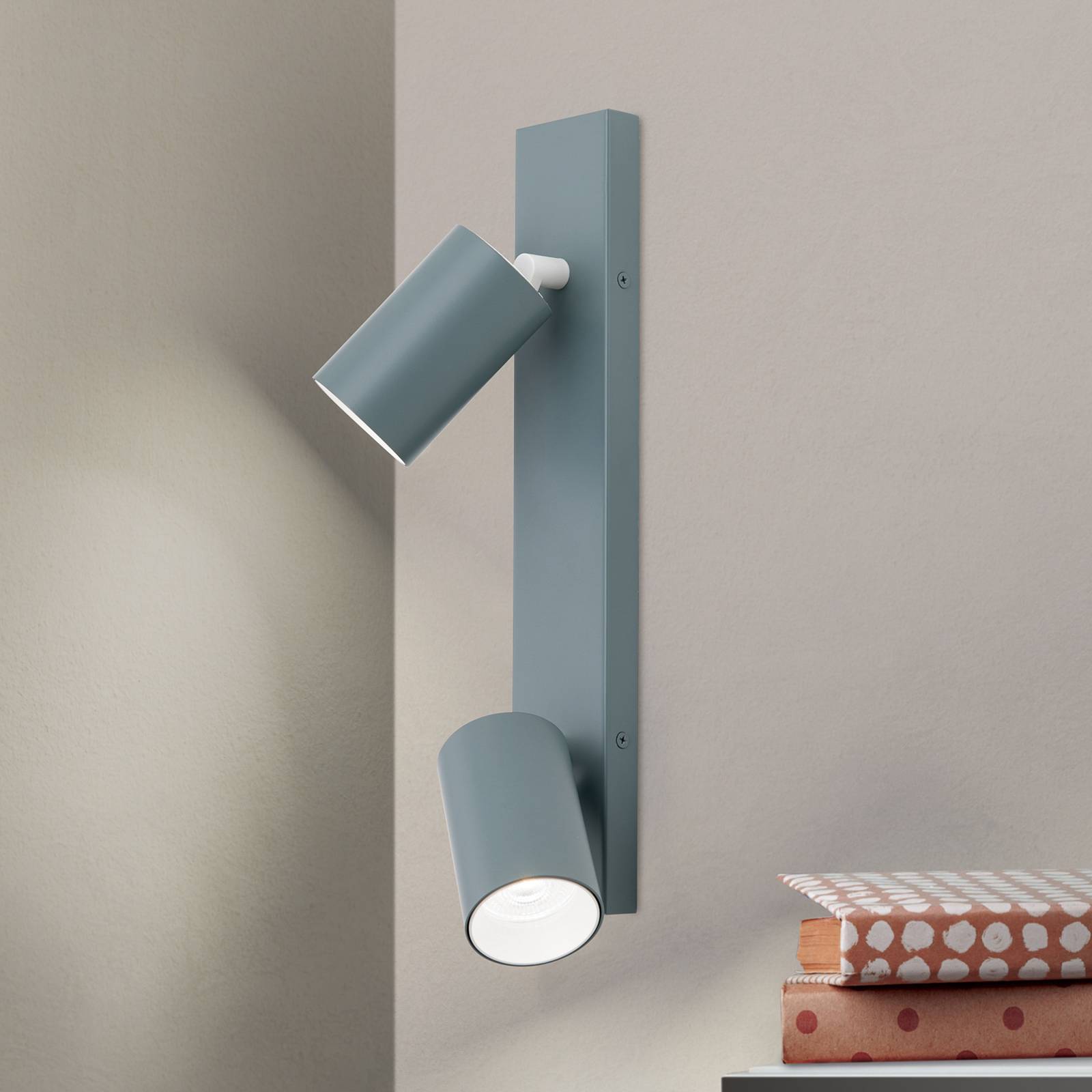 ORION Deckenstrahler Penn, lichtgrün, Länge 35 cm, Stahl/Alu dimmbar, grün, für Wohn- / Esszimmer, Metall, Modern, Strahler