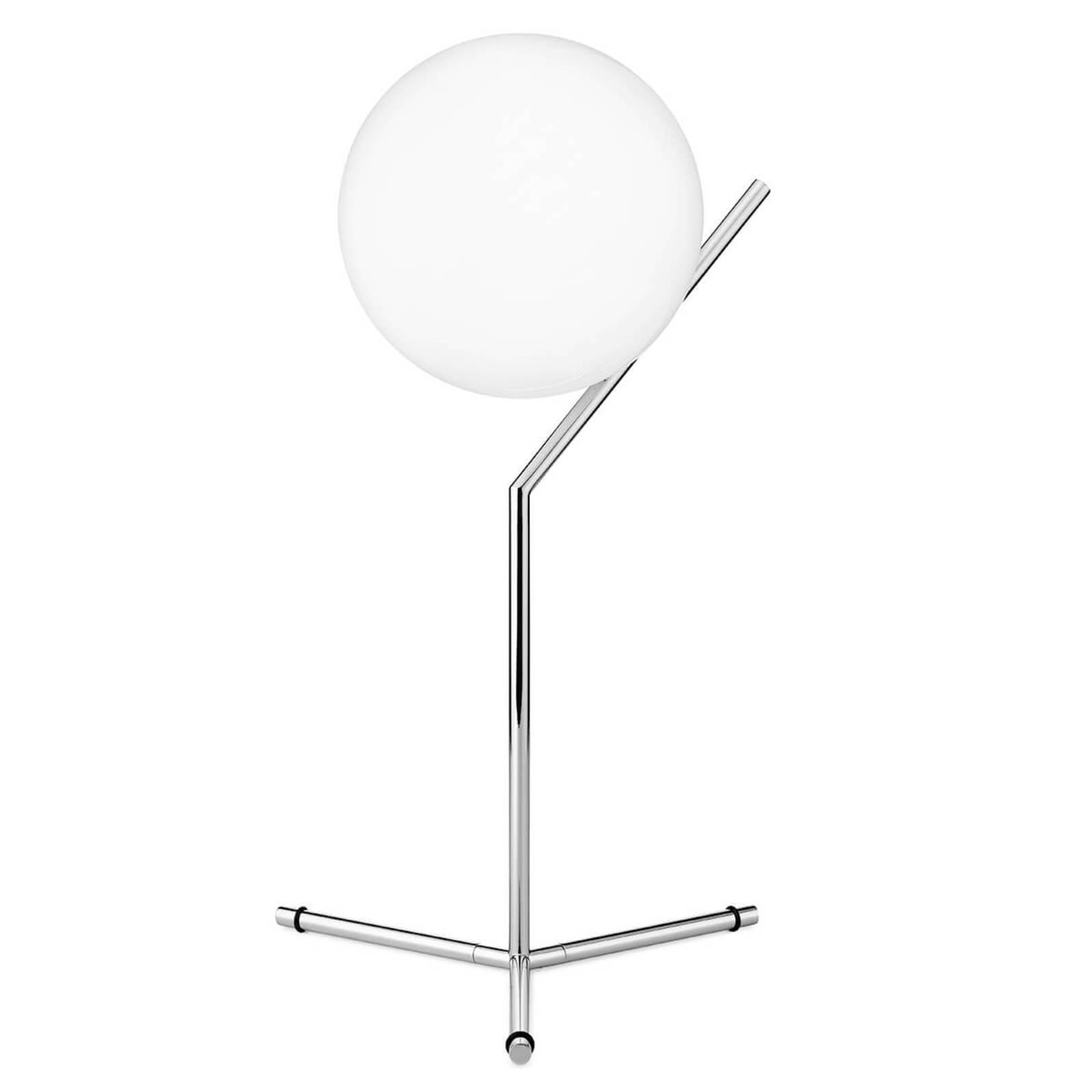 FLOS Design Tischlampe IC T1, dimmbar, chrom / silber, für Wohn- / Esszimmer, Metall, Design, Tischlampe